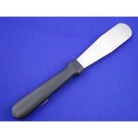 Magnum Smallwares Each Magnum MAG20304 Spatula Stainless Steel Edge Four Inch Blade Black Handle | Denson CFE