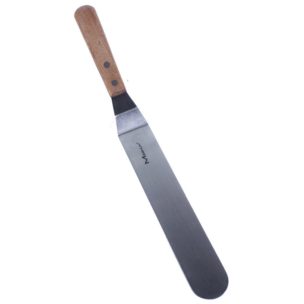 Magnum Smallwares Each Magnum MAG21310 Spatula Offset Stainless Steel 9.75 Inch Blade Wood Handle | Denson CFE