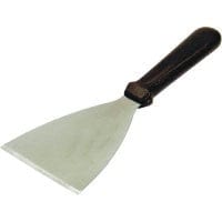 Magnum Smallwares Each Magnum MAG3058 Pan Scraper Stainless Steel 4 3/8 X 3 1/8 Inch With Plastic Handle | Denson CFE