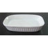 Magnum Smallwares Each Magnum MAG4028 11 Ounce Rectangular Baking Dish White Ceramic 4-7/8 Inch x 1-1/3 Inch x 7-1/8 Inch | Denson CFE