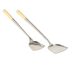 Magnum Smallwares Each Magnum MAG5001 Chinese Turner, 17-1/2 Inch, Wood Handle, 18-8 Stainless Steel | Denson CFE