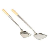 Magnum Smallwares Each Magnum MAG5002 Chinese Turner Wooden Handle 19.5 Inch | Denson CFE