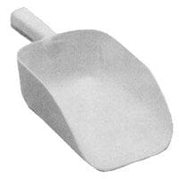 Magnum Smallwares Each Magnum MAG6058 Kitchen Scoop - 64 Ounce White Plastic | Denson CFE