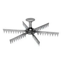 Magnum Smallwares Each Magnum MAG6412 Pie Marker 12 Cut Aluminum | Denson CFE