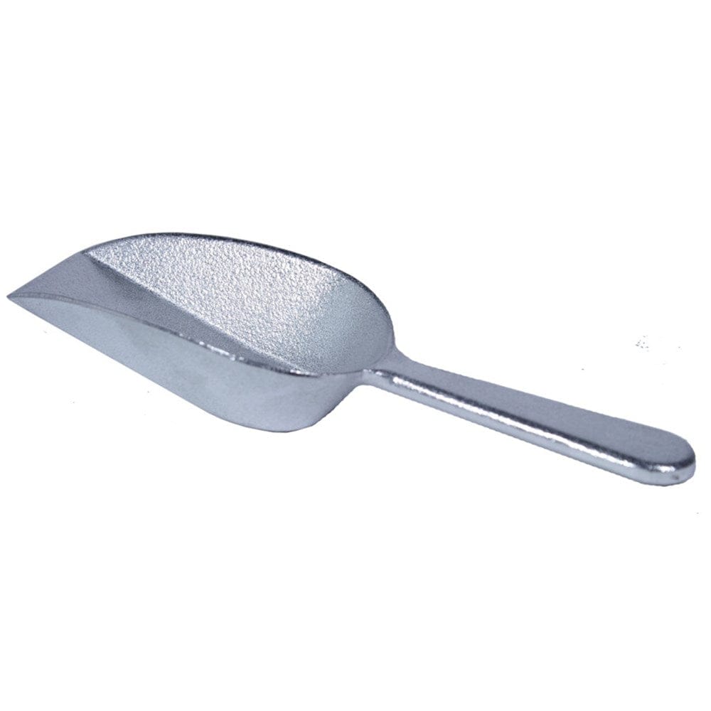 Magnum Smallwares Each Magnum MAG6425 Flat Bottom Scoop 9.75 Inch Aluminum | Denson CFE