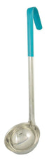 Magnum Smallwares Each Magnum MAG72106 Ladle 1 Piece 6 Ounce Stainless Steel Teal Handle | Denson CFE