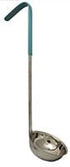 Magnum Smallwares Each Magnum MAG72106 Ladle 1 Piece 6 Ounce Stainless Steel Teal Handle | Denson CFE