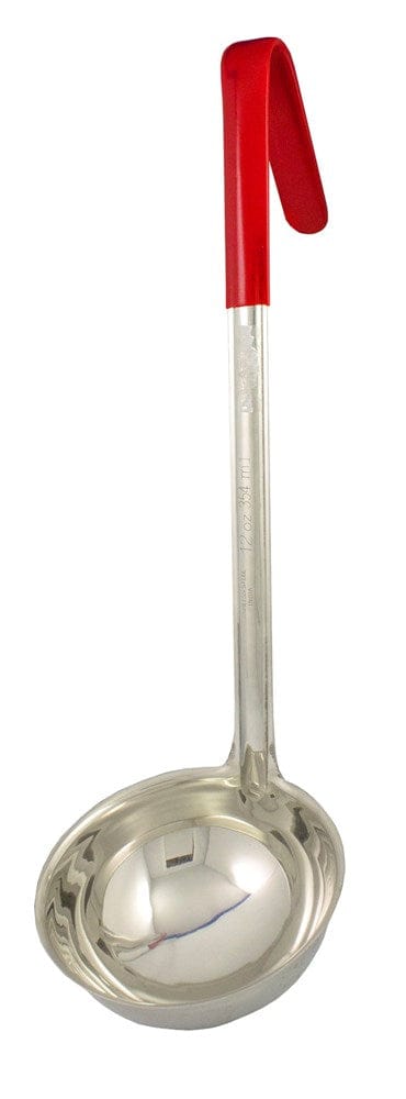 Magnum Smallwares Each Magnum MAG72112 Ladle 1 Piece 12 Ounce Stainless Steel Red Handle | Denson CFE