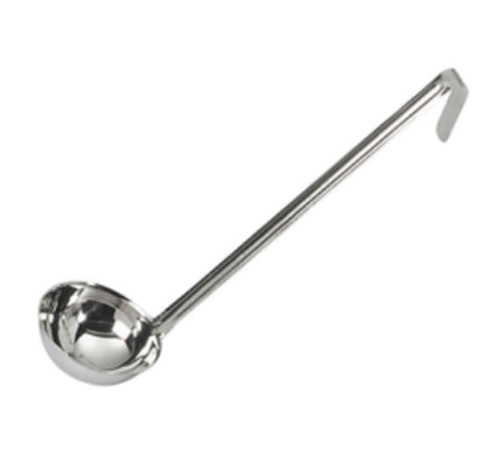 Magnum Smallwares Each Magnum MAG73102 2 Ounce Stainless Steel Ladle With Hooked Handle | Denson CFE