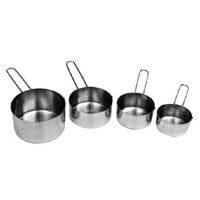 Magnum Smallwares Each Magnum Stainless Steel Measuring Cup Set MAG7330 | Denson CFE