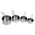 Magnum Smallwares Each Magnum Stainless Steel Measuring Cup Set MAG7330 | Denson CFE