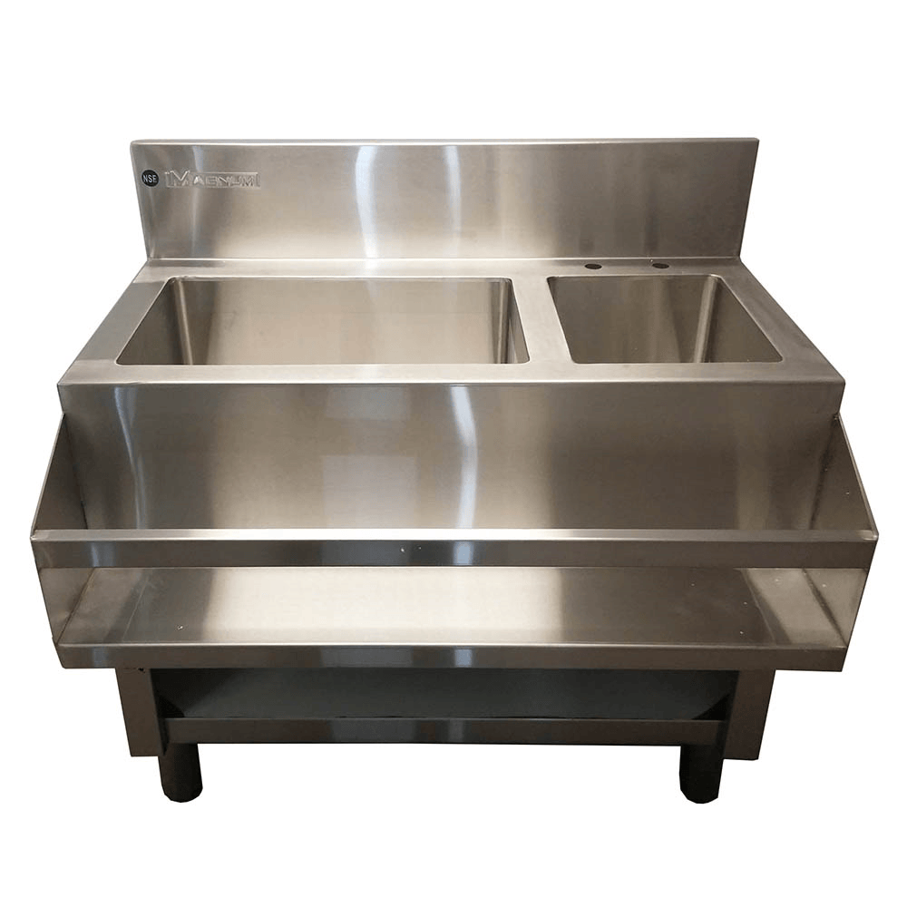 Magnum Stainless Steel Sink Each Magnum MA-CMU-36 Cocktail Mix Unit 36 Inch With Hand Sink | Denson CFE
