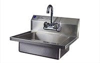 Magnum Stainless Steel Sink Each Magnum MA-HS15-F Hand Sink With Faucet | Denson CFE