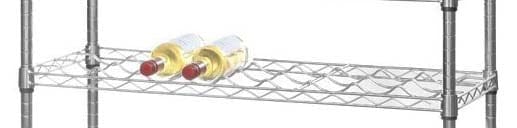 Magnum Storage & Transport EA Magnum MFWS1436CH Wine Cradle Shelf 14 Inch X 36 Inch Chrome | Denson CFE