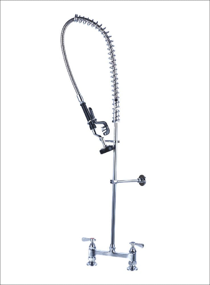 Magnum Unclassified EA Magnum MA-FC-PR-D8L Pre-Rinse Eight Inch Centre Deck Mount Faucet Lever Handle | Denson CFE