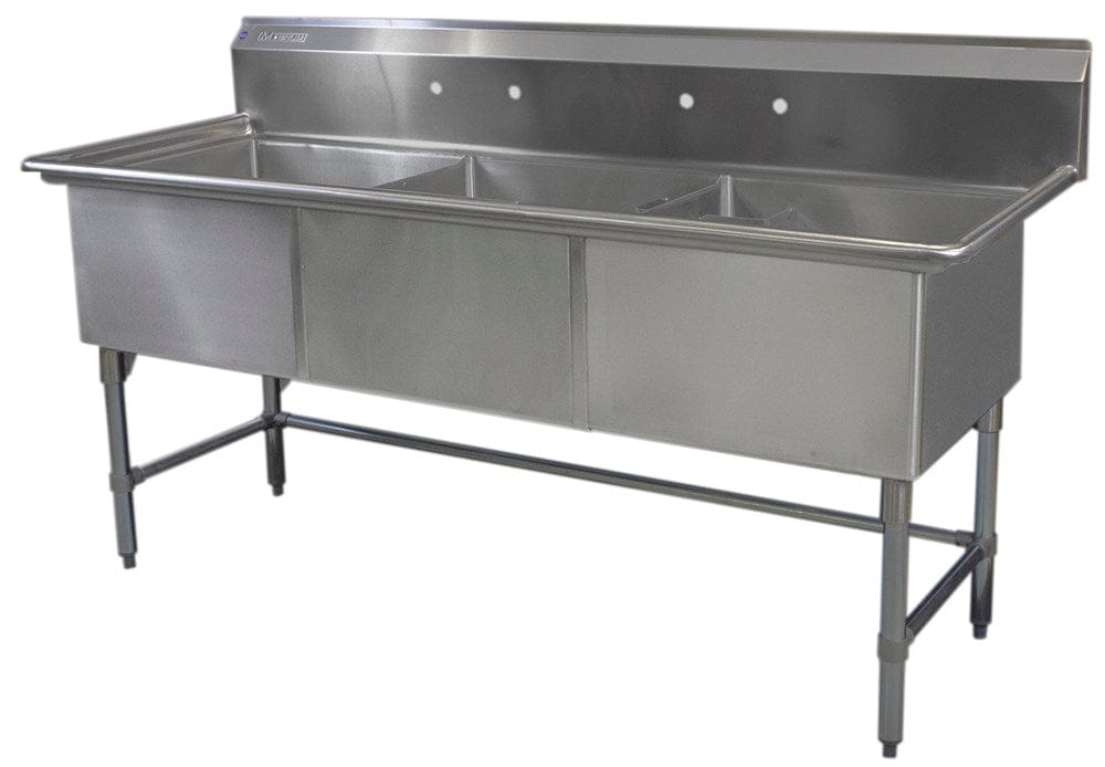 Magnum Unclassified Each Magnum MA-S2424-3-0 Sink Triple Bowl 24 Inch X 24 Inch | Denson CFE