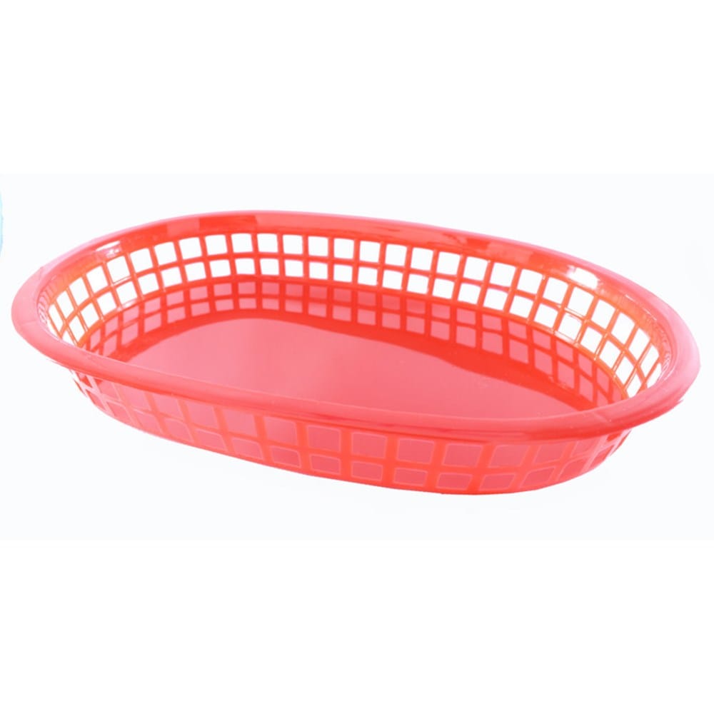 Magnum Unclassified Each Magnum MAG80732 Basket Platter Red 8.5" X 6" X 1.5" | Denson CFE