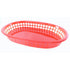 Magnum Unclassified Each Magnum MAG80732 Basket Platter Red 8.5" X 6" X 1.5" | Denson CFE