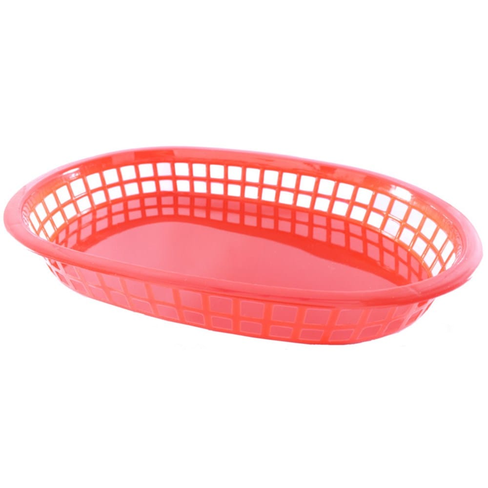 Magnum Unclassified Each Magnum MAG80762 Basket Platter Red 10.5" X 7" X 1.5" | Denson CFE