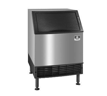 Manitowoc Commercial Ice Equipment and Supplies Each Manitowoc UDF0140A NEO Series Undercounter 26" Wide 135 lb/24 hr Ice Production Self-Contained Air-Cooled Condenser Full-Dice Size Cube Ice Machine With 90 lb Storage Bin, 115V