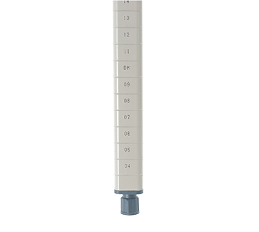 Metro Food Service Supplies Each Metro MQ74PE 74" MetroMax Q Post With Microban Antimicrobial Protection | Denson CFE