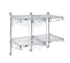 Nexel Industries Food Service Supplies Each Nexel DPS24C Shelf Brackets, Adjustable Double Shelf, 24" | Denson CFE