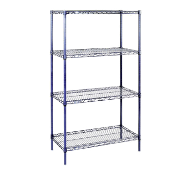 Nexel Storage & Transport Each 24487C-Starter Shelving Unit, wire, 48";W x 24";D x 74&q