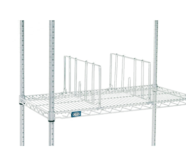 Nexel Storage & Transport Each Nexel Chrome Divider, 18"D x 8"H - Electro-Plated Nickel-Chrome Finish | Denson CFE
