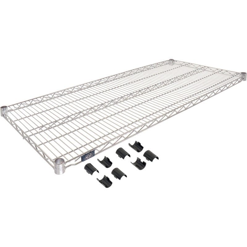 Nexel Storage & Transport Each Nexel S2148C Chrome Wire Shelf 48"W x 21"D | Denson CFE