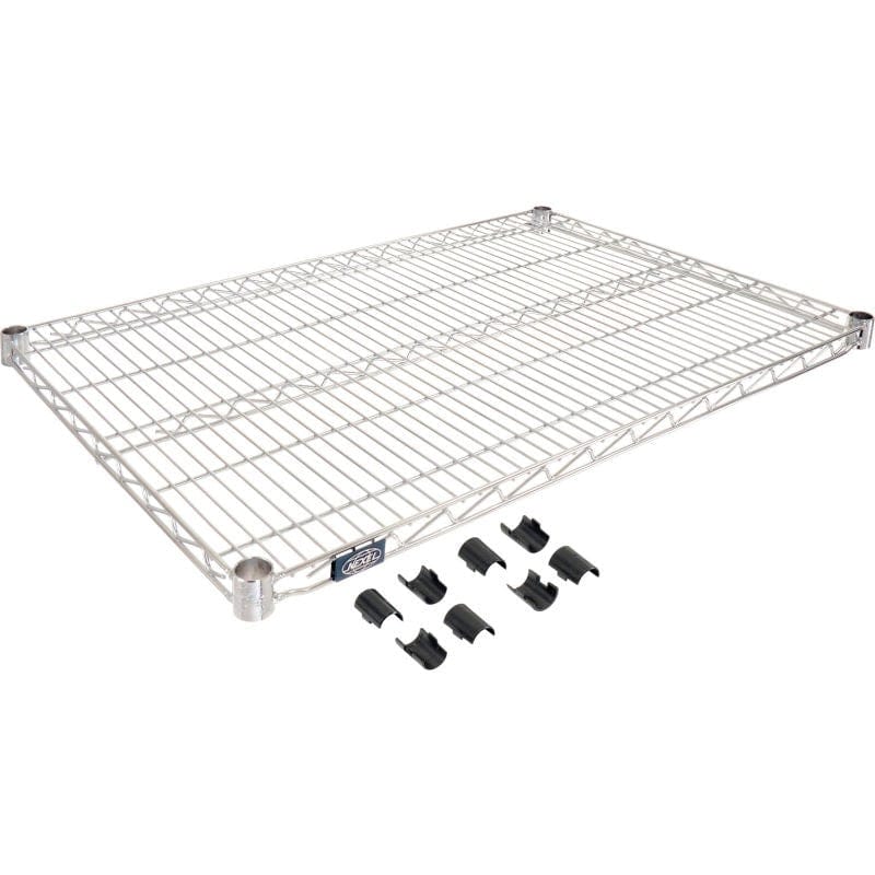 Nexel Storage & Transport Each Nexel S2442C Chrome Wire Shelf 42 inch x 24 inch | Denson CFE