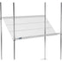 Nexel Storage & Transport Each Nexel SS2448C Chrome Slant Wire Shelf 48 inch x 24 inch | Denson CFE