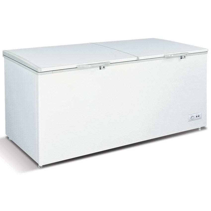Omcan Canada Commercial Ice Cream Freezers Each Omcan 46505 76" Chest Freezer With Solid Flat Top | Denson CFE