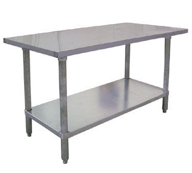 Omcan Canada Commercial Work Tables and Stations Each Omcan 17577 Elite Series 24″ x 24″ Stainless Steel Worktable | Denson CFE