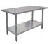 Omcan Canada Commercial Work Tables and Stations Each Omcan – 17588 30”×72” (76.2×182.9 cm) Elite Stainless Steel Work Table | Denson CFE