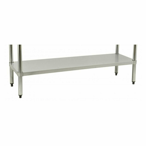 Omcan Canada Commercial Work Tables and Stations Each Omcan 21621 30″ x 96″ Stainless Steel Undershelf for 19147 and 44349 All Stainless Steel Work Table | Denson CFE