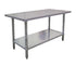 Omcan Canada Commercial Work Tables and Stations Each Omcan 22066 24″ x 48″ Stainless Steel Work Table | Denson CFE
