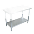 Omcan Canada Commercial Work Tables and Stations Each Omcan 22107 30″ x 96″ Undershelf for 22077 and 22092 Standard Work Table | Denson CFE