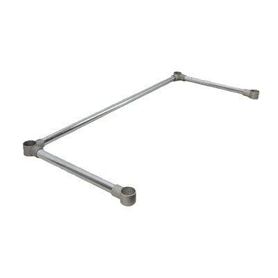 Omcan Canada Commercial Work Tables and Stations Each Omcan 39384 Galvanized Leg Brace for Work Table 30x48 | Denson CFE