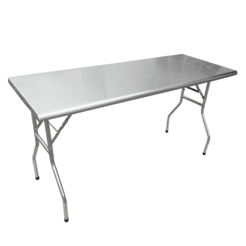 Omcan Canada Commercial Work Tables and Stations Each Omcan 41233 30″ x 72″ Stainless Steel Folding Table | Denson CFE