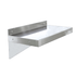 Omcan Canada Commercial Work Tables and Stations Each Omcan 46508 - 24 Inch Wall-Mounted Solid Stainless Steel Shelf, 18 Gauge 430, NSF | Denson CFE