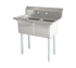 Omcan Canada Compartment Sinks Each Omcan 22119 - 53 Inch Two Compartment Pot Sink with 24 Inch Bowls, Stainless Steel | Denson CFE
