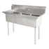 Omcan Canada Compartment Sinks Each Omcan 43776 Three Compartment Pot Sink | Denson CFE