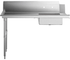Omcan Canada Equipment Each Omcan 28486 – 60" Soiled Dishtable with Left-Side Sink (300 Series Stainless Steel, NSF) | Denson CFE