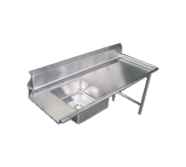 Omcan Canada Equipment Each Omcan 28487 60″ Right Side Soiled Dish Table with Sink | Denson CFE