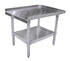 Omcan Canada Equipment Stands and Mixer Tables Each Omcan 22058 30″ x 30″ Stainless Steel Equipment Stand with Galvanized Undershelf and Legs | Denson CFE
