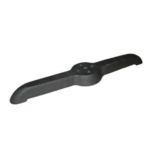 Omcan Canada Essentials Each Omcan 43152 - 22 Inch Black Metal Table Base Without Column (For Column 43206) | Denson CFE