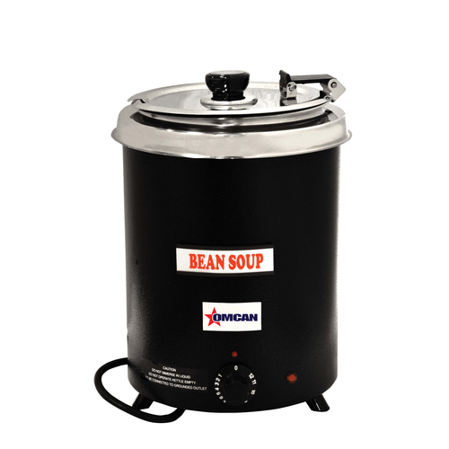 Omcan Canada Food Holding & Warming Each Omcan - Black Soup Kettle With 6 Qt Capacity - 41080