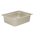 Omcan Canada Food Pans Each 22124 Browne One Half Size Steam Table Pan 4 Inch Deep 22 Gauge NSF | Denson CFE