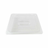 Omcan Canada Food Pans Each Omcan 80025 Polycarbonate Half-size Clear Solid Cover for Food Pan | Each