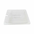Omcan Canada Food Pans Each Omcan 80026 Polycarbonate Half-size Clear Slotted Cover for Food Pan | Denson CFE